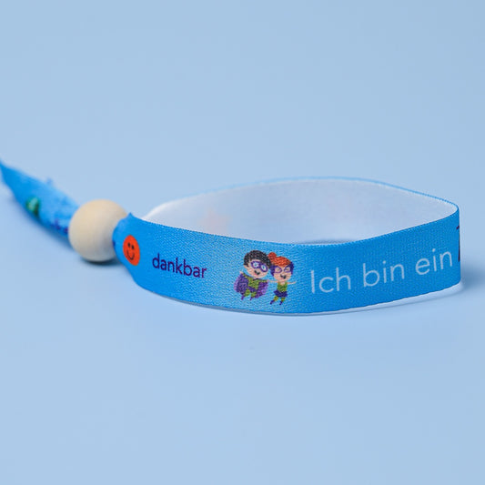 "Ich bin ein Zukunftsheld!"-Bändchen