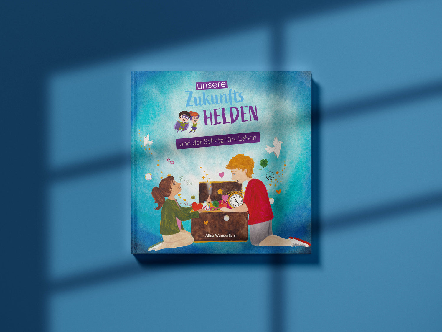 Erster Band: Unsere Zukunftshelden – Ein Schatz für das Leben. Enthält das einleitende Kapitel des Buches zur Persönlichkeitsentwicklung für Kinder. Zur Förderung von Selbstbewusstsein und emotionaler Intelligenz bei Kindern.